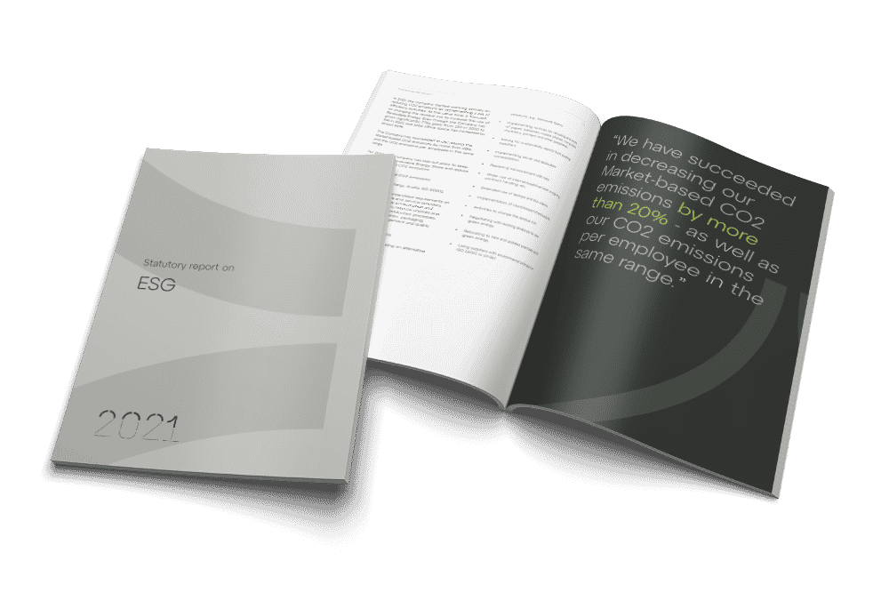 ESG report 2021 spread